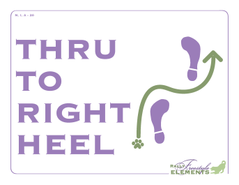 Thru to Right Heel