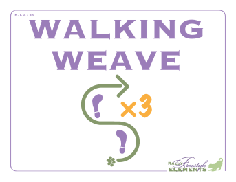 Walking Weave Thru x 3