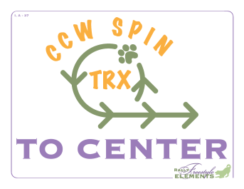 Counter-Clockwise Spin to Center Trx