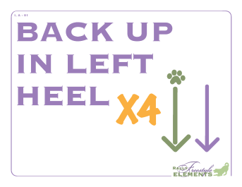 Back Up in Left Heel x 4